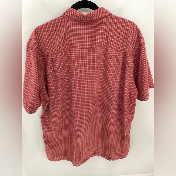 Patagonia Back Step Hemp Organic Cotton Short Sleeve Button Up Shirt XL Men’s L1 - Picture 6 of 6